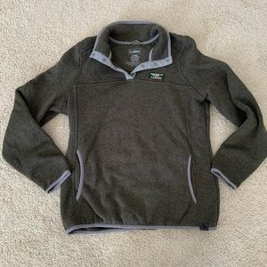 LL Bean Men’s Sweater Fleece Pullover